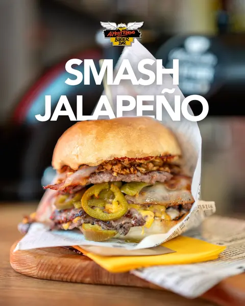 Smash Jalapeño burger s ljutim papričicama